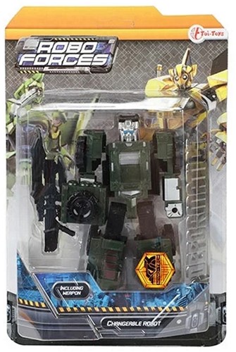 ROBOFORCES Verranderrobot Pantservoertuig 3 assorti 17x26cm-2