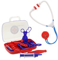Dokter Speelset in draagkoffer 2 assorti 15x18cm-3