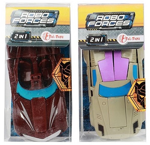 ROBOFORCES Veranderrobot Race Superauto 12 assorti 5x11cm-2