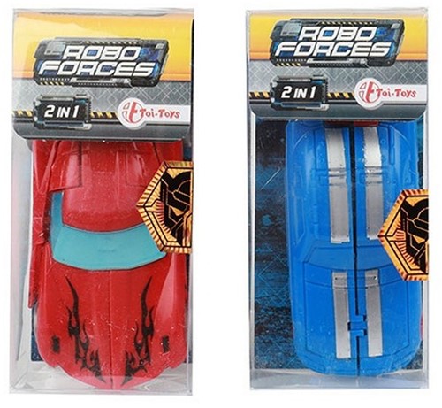 ROBOFORCES Veranderrobot Race Superauto 12 assorti 5x11cm-3