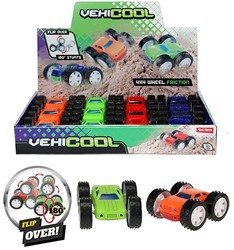 Auto Flip over Jump met frictie 2 assorti 10cm