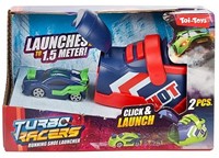 TURBO RACERS Rally auto met afschieter -Shoe- 2 assorti 12,5x19,5x8cm-2