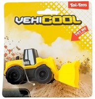 CARS&TRUCKS Mini véhicule de construction 4 assortis 6x13x14cm-3