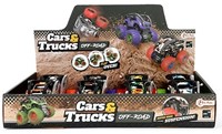 CARS & TRUCKS Monster truck 'Tyres' friction 4 assortis en présentoir (8)-2
