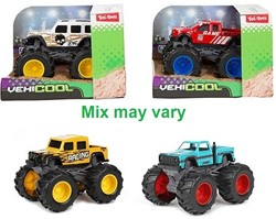 VEHICOOL Monster Truck Power Metallo assortitis 7,5x11x8cm