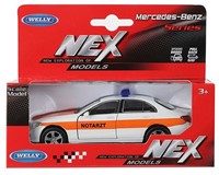 WELLY Mercedes Benz E-Class in vensterdoos 3 assorti 11,5x14,5cm-2