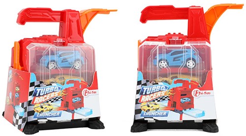 TURBO RACERS Autoschieter 'Garage' incl. 2 auto's