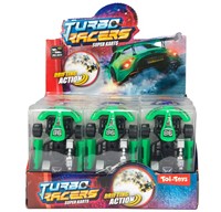 TURBO RACERS Auto -Kart- frictie 4 assorti 9,5x5x3cm in display (12)-2