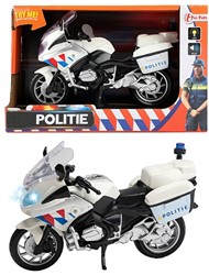 Politiemotor met Licht en Geluid 1:20 (NL / Politie) 14x22cm