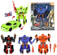 ROBOFORCES Veranderrobot 20,5cm superauto 4 assorti 24x28cm