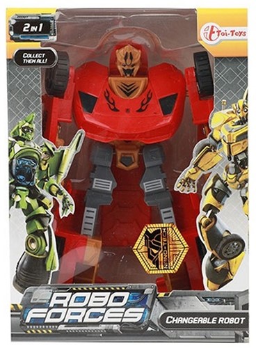 ROBOFORCES Veranderrobot Sportauto 3 assorti 12x17cm-2
