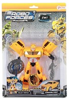 ROBOFORCES Veranderrobot Auto - Vrachtwagen 4 assorti  21x30cm-2