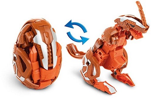 ROBOFORCES Verander-ei Robotdino 3 assorti in display (12) 8cm-3