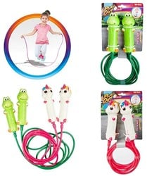 PLAY OUT Springtouw met dierenhandvat -230cm 2 assorti 5,5x15,5x32cm