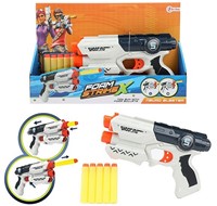 Pistola FOAM STRIKEX 'White M' + 5 flechas de espuma 20x29,5cm