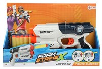 Pistola FOAM STRIKEX 'White M' + 5 flechas de espuma 20x29,5cm-2