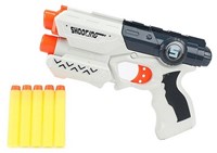 Pistola FOAM STRIKEX 'White M' + 5 flechas de espuma 20x29,5cm-3