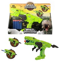 WORLD OF DINOSAURS Dino pistol +5pcs foam arrows 21x30cm