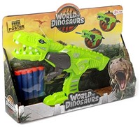 WORLD OF DINOSAURS Dino pistol +5pcs foam arrows 21x30cm-3