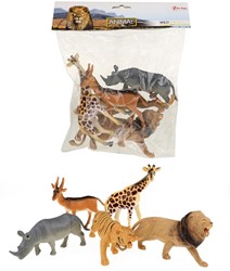 ANIMAL WORLD Wilde Dieren Deluxe 5 stuks en bolsa 22,5x28cm