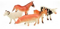 ANIMAL WORLD Boerderij dieren Deluxe  13-15cm 5 stuks in zak 22,5x28cm-3