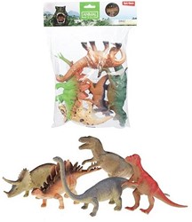 ANIMAL WORLD Dinosauri Deluxe 5 pezzi in busta 22,5x28cm