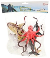 ANIMAL WORLD Sea animals deluxe 5 pièces en sachet 22,5x28cm-2