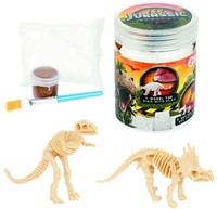 JURASSIC REVIVAL Dinosaur Clay set en pot 6x8cm (DIY)