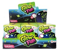 GLOW N FUN Glow in the Dark adesivi decorativi stella 9x12cm in display (24)-2