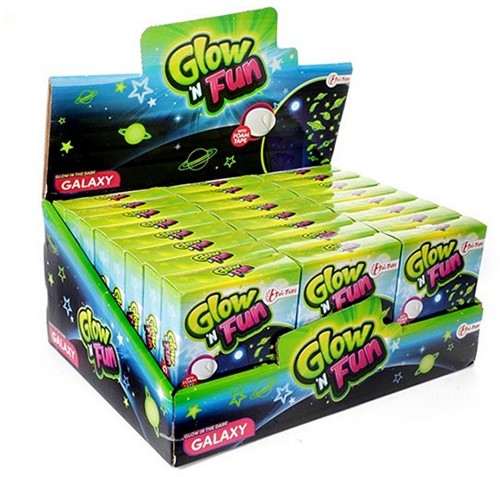 GLOW N FUN Glow in the Dark Decostickers Ster 9x12cm in display (24)-3