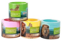 ANIMAL WORLD Muelle lazo Animal salvaje 4 surtidos 6x7,5cm-2