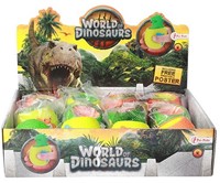 JURASSIC REVIVAL Exprime huevo Pop-Out Dino 7cm 3 surtidos en display (12)-2