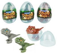 Verrassingsei Dino met beweegbare poten 4 assorti 9cm