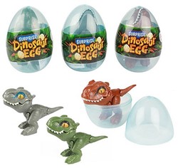 Verrassingsei Dino met beweegbare poten 4 assorti 9cm