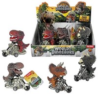 WORLD OF DINOSAURS Dino sobre motor friccion 9x11cm 4 surtidos en display (6)