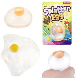 Splatter Egg Smijt Ei op kaart 12,5x17,5cm