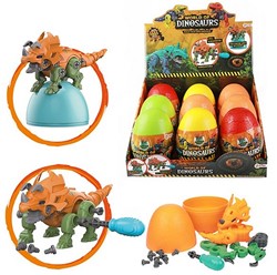 WORLD OF DINOSAURS Dino Demonteer in Ei 4 assorti in display 16cm