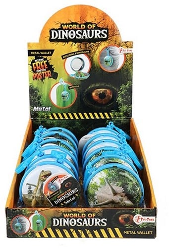 WORLD OF DINOSAURS Sleutelhanger beurs 8cm Dino in display-2