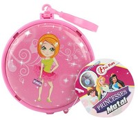 PRINCESSES Sleutelhanger metalen blikje 8cm prinses 3 assorti in display (12)-2