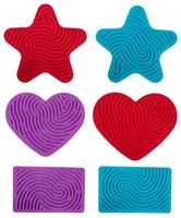 FUN Figurenplaat -Curly Board- +12x sliert 6 assorti 20x22cm-2
