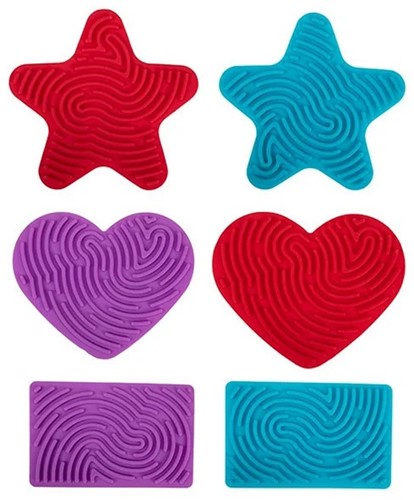 FUN Figurenplaat -Curly Board- +12x sliert 6 assorti 20x22cm-2