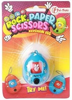 Sleutelhanger ei -SteenPapierSchaar- spel 4 assorti 10x15cm-3