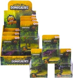 WORLD OF DINOSAURS Dino Speelfiguur 4 assorti in display 7cm