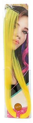 Fluorescerende haarstuk 50cm 6 assorti-2