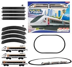 Treinset elektrisch -High Speed- rails met accessoires 24,5x32cm