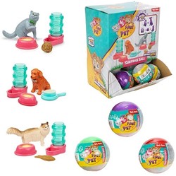 MY FIRST PET Pelota Sorpresa -Perro- con accesorios 6cm 12 surtidos en expositor (24)