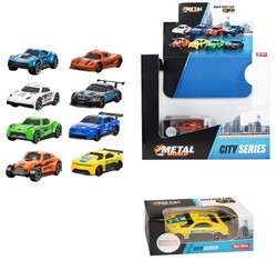 METAL Voiture de rally (race) Classique 11,5x4,5cm 16 assortis in display (32)