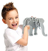 3D Foam Blocks Puzzel Constructiefoam Olifant 75pcs 26x31,5cm-3