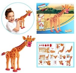3D Foam Blocks Puzzel Constructiefoam Giraffe 104pcs 26x31,5cm