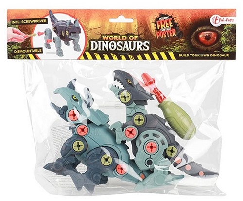 WORLD OF DINOSAURS 2x Dino Demonteerbaar 2 assorti 23x27cm-2